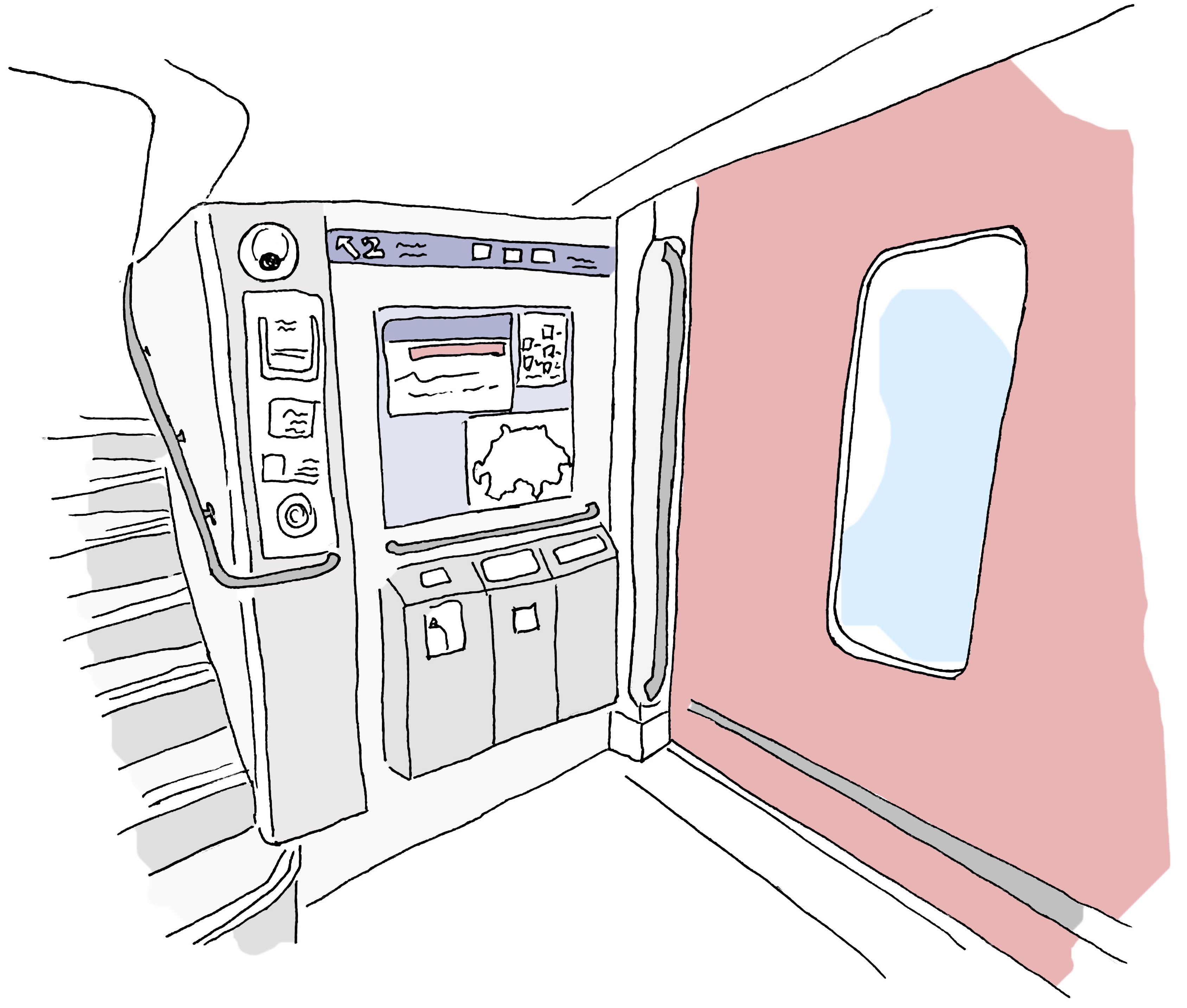 Surveillance cameras installed in the entrance area - no double counts with Parquery