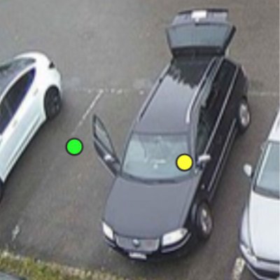 Parquery does not get confused when doors are open