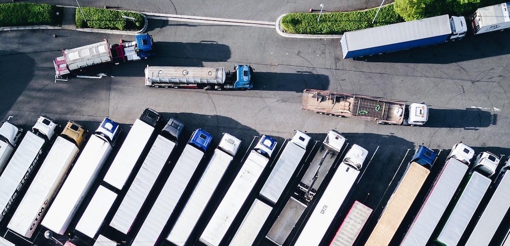 Parquery direct truck drivers to available truck parking spots