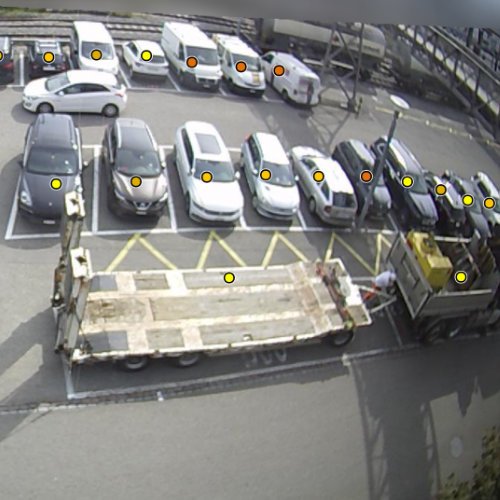 Parquery detects any vehicle, even trucks and trailers