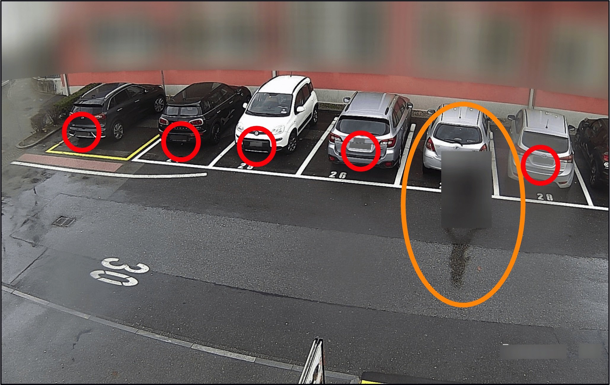 Parquery anonymizes all private data on images.