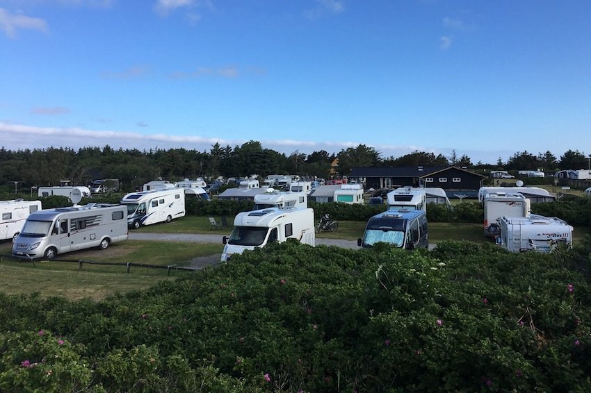 Parquery monitors camper vans on campsites