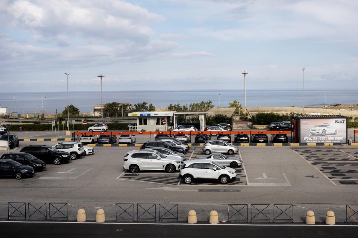 When a camera looks at vehicles in a profile section, vehicles might be obstructed, and are less likely to be detected.