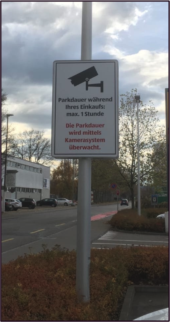 Parking managers display reason for Parquery cameras