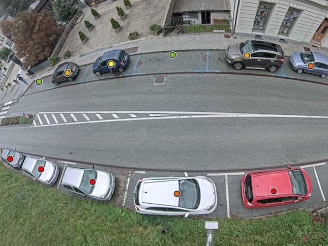 Parquery detects vehicles on the roadside