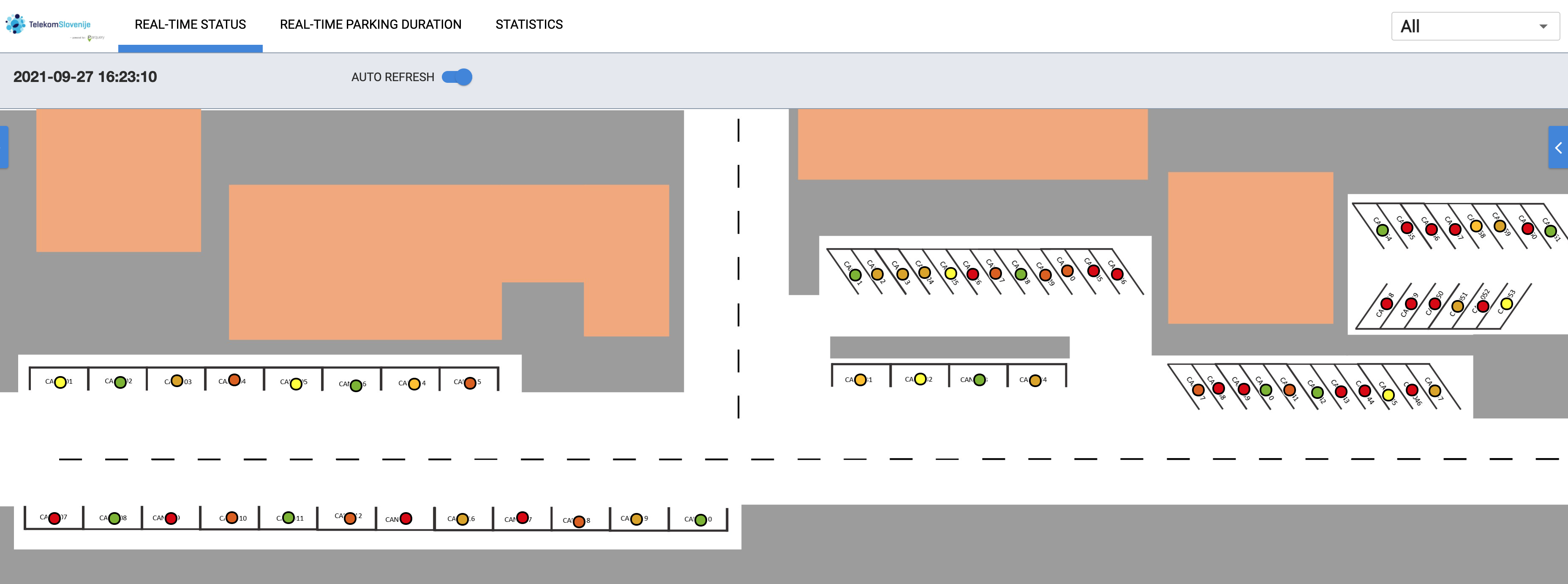 Parquery also efficiently monitors on-street curb parking in Trzic in Slovenia