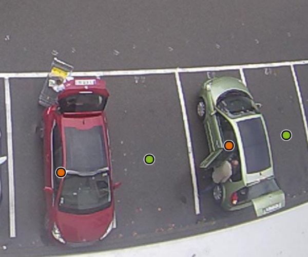 Parquery detects vehicles even when loading in the box