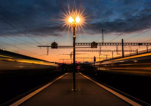 Parquery displays available spots in Rapperswil P+R train station in Switzerland