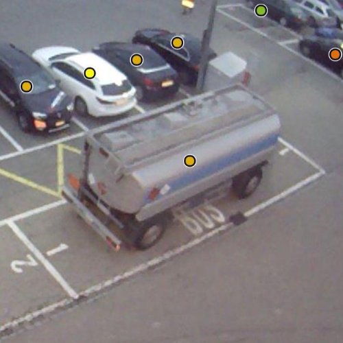 Parquery detects any vehicle, even truck trailers